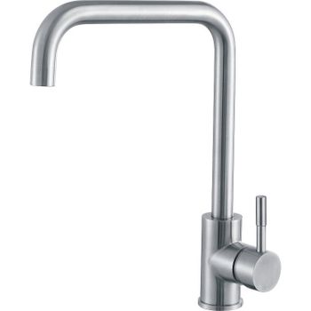 Смеситель для кухни Haiba HB71304-4 Нержавеющая сталь — фото 1, Смесители для кухни