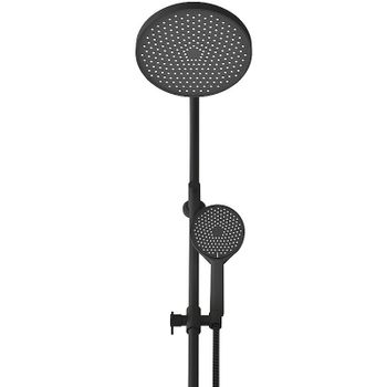 Душевая система Melodia della vita Rumba MSC00112C_bk Черная матовая — фото 3, Душевые стойки