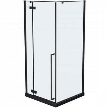 Душевой уголок Iddis Slide SLI6BS0i23 90x90 профиль Черный стекло прозрачное — фото 1, Квадратные душевые уголки