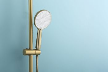 Душевая система Raglo R20.26.03 с термостатом Золото матовое — фото 29, Душевые стойки