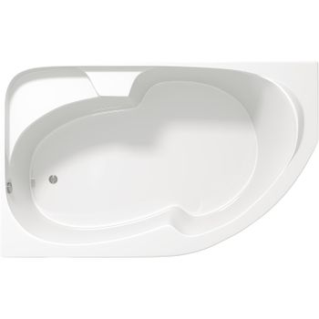 Акриловая ванна Creto Doris 160х100 L 14-160100L без гидромассажа — фото 1, Акриловые ванны