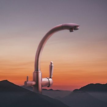 Смеситель для кухни Swedbe Selene Plus 8044 Медь — фото 3, Смесители для кухни