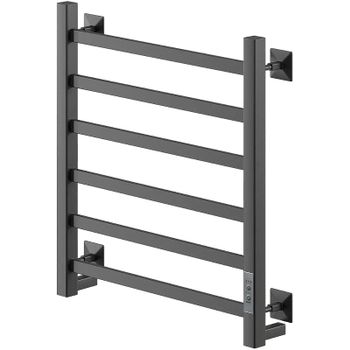 Электрический полотенцесушитель Comfysan Roma-K EC-6 60x50 016548 Черный матовый — фото 1, Электрические полотенцесушители