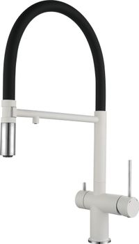 Rivelato Смеситель для кухни Adria U-обр. гибкий излив с краном питьевой воды D-35мм brina cromo арт — фото 1, Смесители для кухни