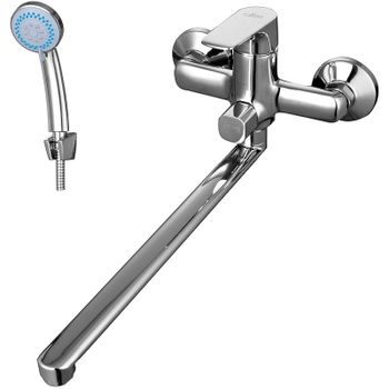 Смеситель для ванны Rossinka RS31-32 универсальный Хром — фото 1, Смеситель для ванны