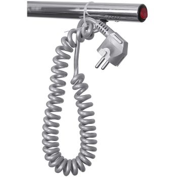 Электрический полотенцесушитель Domoterm E-образный DMT 105-25 50x65 EK R Хром — фото 3, Электрические полотенцесушители