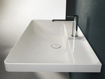 Раковина Hatria Canalgrande 80 Y1EK Белая — фото 5, Раковины подвесные