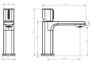 Смеситель "Abu Dhabi" д/рак, без дон/кл, арт. ABU26, ESKO — фото 2, Смесители для раковины