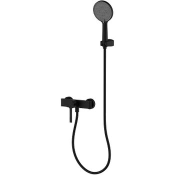 Смеситель для душа AQUAme Asti AQM6413MB Черный матовый — фото 1, Смеситель для душа