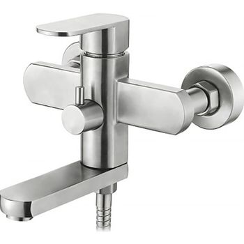 Смеситель для ванны Accoona H205 A63205 Нержавеющая сталь — фото 1, Смеситель для ванны