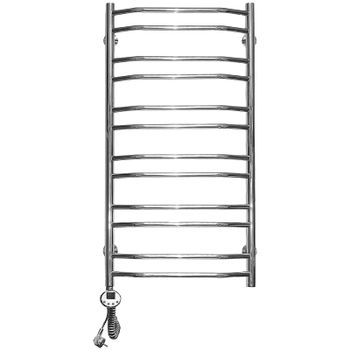 Электрический полотенцесушитель Domoterm Лаура П12 500x1000 EL Хром — фото 1, Электрические полотенцесушители