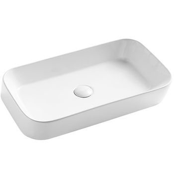 Раковина-чаша CeramaLux 60 2243 Белая — фото 1, Раковины накладные