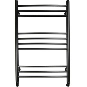 Водяной полотенцесушитель Domoterm Калипсо П10 500x800 Черный матовый — фото 1, Водяные полотенцесушители