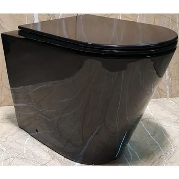 Унитаз CeramaLux NS-3178-18 приставной с сиденьем Микролифт — фото 1, Приставные унитазы