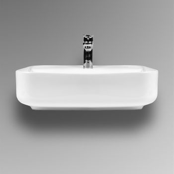 Раковина Bond 50 S13-500 Белая глянцевая — фото 4, Раковины накладные