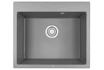 Granula-6001, АЛЮМИНИУМ, кухонная мойка, кварц — фото 1, Кухонные мойки