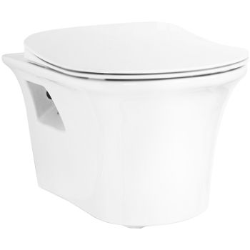 Унитаз Creavit MO320-11CB00E-0000 подвесной Белый без сиденья — фото 1, Подвесные унитазы