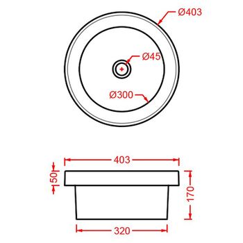 Раковина Artceram Fuori 40 TFL032 05 00 Белая матовая — фото 2, Раковины встраиваемые сверху