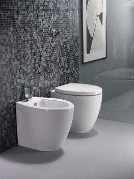 Биде GSI Modo 53 7763111 белое глянцевое — фото 3, Биде напольные