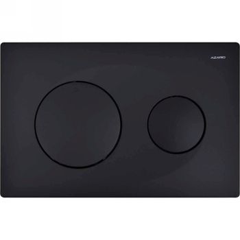 Клавиша смыва Azario AZ-8200-0013 Черная матовая — фото 1, Кнопки смыва