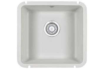 Granula-3801, АРКТИК (БЕЛЫЙ), кухонная мойка, кварц — фото 1, Кухонные мойки