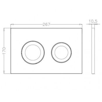 Инсталляция Bettoserb Sava Fix Slim SET40006468 для унитаза с клавишей смыва Хром матовый — фото 5, Инсталляции для унитазов