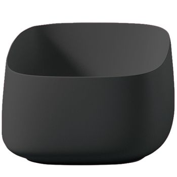 Раковина-чаша Artceram Cognac 43 COL006 17 00 Чёрная матовая — фото 1, Раковины накладные