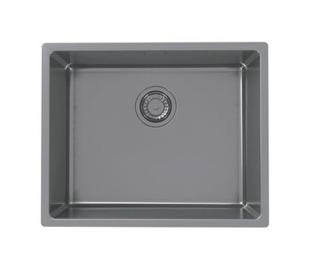 Мойка для кухни KOMBINO 50 MONARCH ANTRACITE SAT-90 542X442X195 U в компл. с выпуском без сифона, — фото 1, Кухонные мойки
