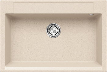 Кухонная мойка Polygran ARGO-760 (№327 Кремовый) — фото 1, Кухонные мойки