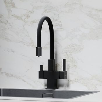 Смеситель для кухни Sancos Arno SC4005MB Черный матовый — фото 8, Смесители для кухни