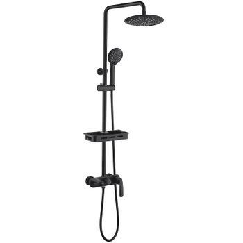 Душевая система Orans OLS-7558 7558000 Черная — фото 1, Душевые стойки