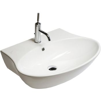 Раковина Hatria Nido 68 YXEP Белая — фото 1, Раковины накладные