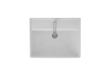 Q, 60 см, мебельный умывальник, керамический — фото 3, Мини-раковины