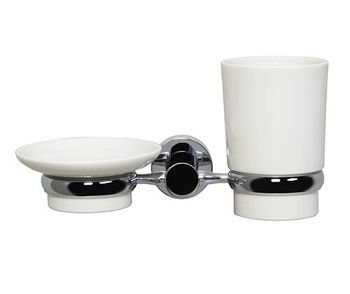 K-28226 Держатель стакана и мыльницы — фото 1, Аксессуары для раковины