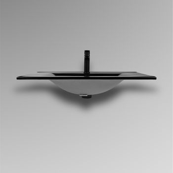 Раковина Bond 80 S05-808 Черная матовая — фото 11, Раковины встраиваемые сверху