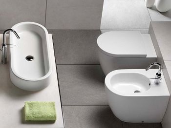 Раковина-чаша Hatria Area 80 Y0UF01 Белая — фото 4, Раковины накладные