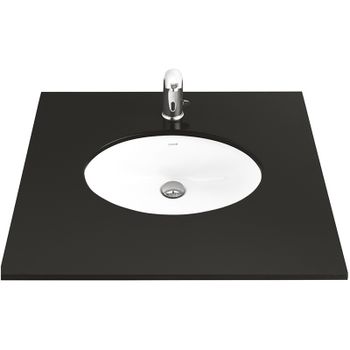 Раковина Creavit 58 TP205-00CB00E-0000 Белая — фото 1, Раковины встраиваемые снизу