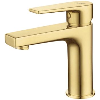 Смеситель для раковины Creavit Sharp SR1500G Золото — фото 1, Смесители для раковины