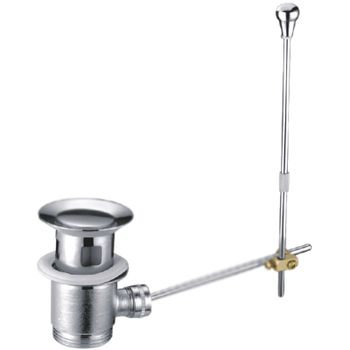 Донный клапан Creavit SF011 Хром — фото 1, Донные клапаны