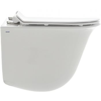 Унитаз AQUAme AQM2005 подвесной Белый глянец с сиденьем Микролифт — фото 2, Подвесные унитазы