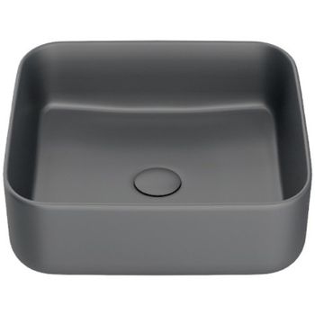 Раковина-чаша Iddis Bridge 39 BRIGM04i27 Серая матовая — фото 5, Раковины накладные