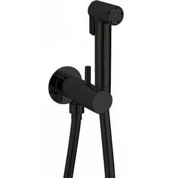 Гигиенический душ со смесителем Cisal Shower CV00797540 Черный матовый — фото 1, Гигиенические души