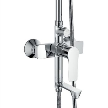 Душевая система Haiba HB2415 Хром — фото 3, Душевые стойки