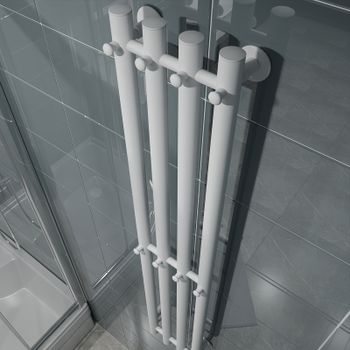 Электрический полотенцесушитель Altasan Арго 120х21 Арго12021БМ Белый матовый — фото 2, Электрические полотенцесушители