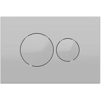 Клавиша смыва Nova NV7311 Серая матовая — фото 1, Кнопки смыва