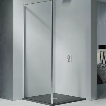 Душевая стенка Good Door Cofe SP-70-C-CH 70 КФ00035 профиль Хром стекло прозрачное — фото 1, Боковые стенки