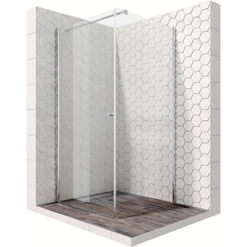 Душевой уголок Ambassador Nord 100х100 13011104 профиль Хром стекло прозрачное — фото 1, Квадратные душевые уголки