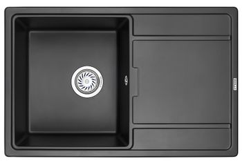 Granula-7804, ТУРМАЛИН, кухонная мойка, кварц — фото 1, Кухонные мойки