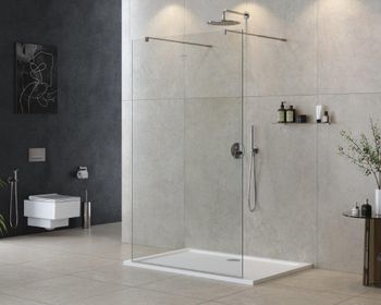 Душевая перегородка CEZARES LIBERTA-L-2-130-C-Cr — фото 1, Душевые перегородки