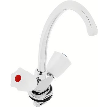 Смеситель для кухни Сантаком 120100с Хром — фото 1, Смесители для кухни